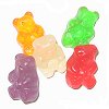 Tropical fruit gummy bears