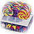 AB74004 - Su�ons Whirly Multi-couleurs