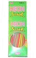 Neon Sour Candy Powder Straws