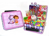 Dora gift candy basket