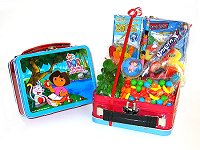 Dora gift candy basket