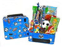 Sports gift candy basket