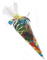 Cornets de bonbons et friandises assorties
