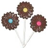 Easter Flower Chocolate Lollipops