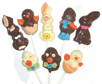 Easter Assorted Chocolate Lollipops