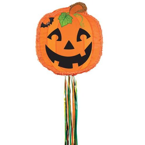 Halloween Party Supply Guide - Halloween Jack-O-Lanterne Deluxe Pull Pinata
