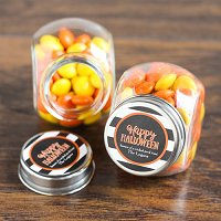 Halloween Party Favour Guide - Personalized Halloween Candy Jar