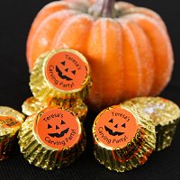 Halloween Party Favour Guide - Personalized Halloween Party Reese's Peanut Butter Cups