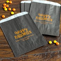 Halloween Party Favour Guide - Personalized Halloween Party Sweets 'n Treats Bag