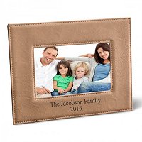 Father's Day Gift Guide - Personalized Leatherette Picture Frame