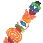 Brochettes de Bonbons Halloween
