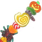 Brochettes de Bonbons Halloween