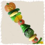 Grandes Brochettes de Bonbons Halloween