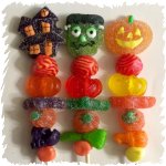 Halloween Candy Kabobs - Brochettes