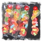 Brochettes de bonbons Halloween