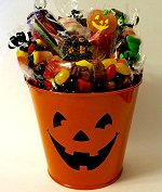 Panier cadeau Halloween Sceau de Potiron