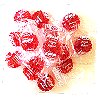Sucre d'orge rouge nature