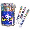 Unicorn fruit lollipops