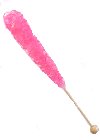Crystal Rock Sugar Candy Sticks - Cherry