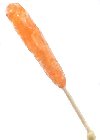 Crystal Rock Sugar Candy Sticks - Orange