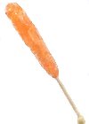 Orange Crystal Rock Sugar Candy Sticks