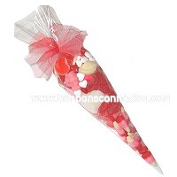 Cornets de Bonbons et Friandises Assorties de St-Valentin