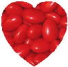 Red Almond Confetti Candy