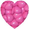 Pink Chocolate Confetti Hearts