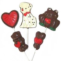 Suçons Chocolatés St-Valentin