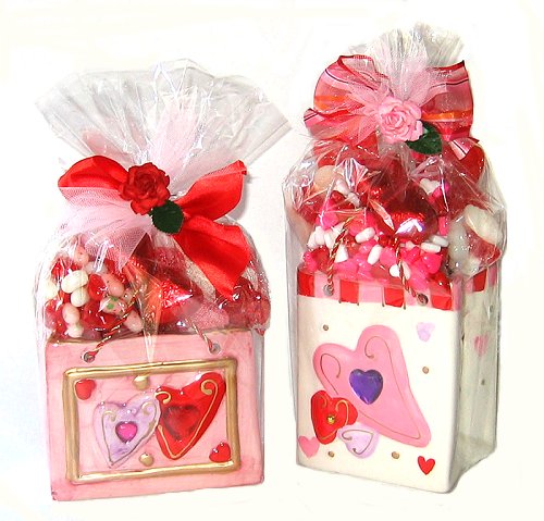 Vases de friandises St-Valentin