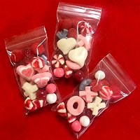 Sachets scelle Bonbons St-Valentin