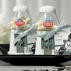 Mini Classic White Gumball Favour Dispensers