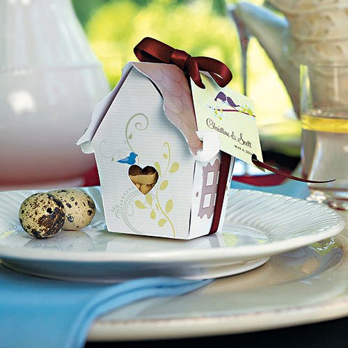 Sweet Bird House Favour Box Candy Favour Boxes