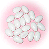 Jordan White Almond Confetti Candy
