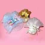 Cercles en voile d'organza