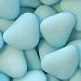 Amorini Blue Heart-Shaped Chocolate Confetti Candy