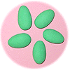 Green Almond Confetti Candy