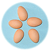 Peach Almond Confetti Candy