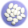 White Almond Confetti Candy