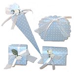 Blue Dot Favour Boxes