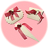 Ivory Linen Favour Boxes