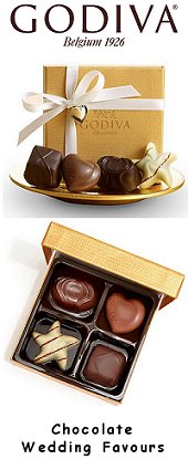 Godiva Belgium Chocolate Wedding Favours