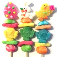 Easter mini candy kabobs