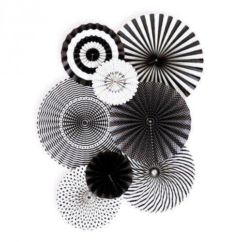 Halloween Party Decor Guide - Halloween Black Pinwheel Decorations