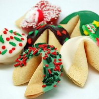 Christmas Holiday Party Supply and Favour Guide - Custom Holiday Fortune Cookie