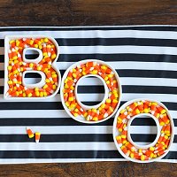 Halloween Bonbons Personnaliss - Halloween Plats en Cramique en Forme de Lettre