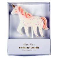 Unicorn Magical Party Supplies - Large Unicorn Candle