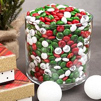 Christmas Holiday Party Supply and Favour Guide - M&M'S Personalized Christmas Candy Blend