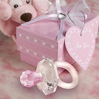 Ides Cadeaux Shower Bb Fille - Sucettes en Crystal