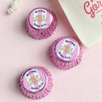 Baby Girl Shower Party Favours - Personalized Baby Shower Reese's Peanut Butter Cups